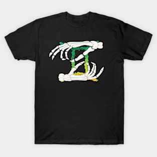 Gemini Bones - Black Outline T-Shirt